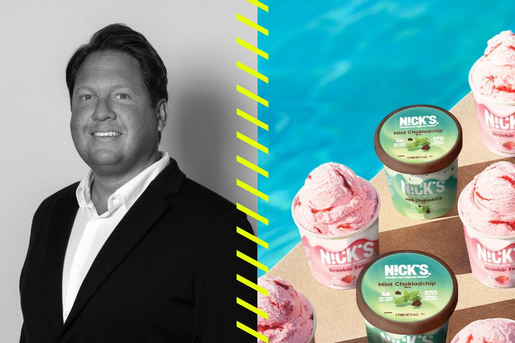 Christopher Slim, vd Nicoya samt N!ck's glass. Pressbilder.