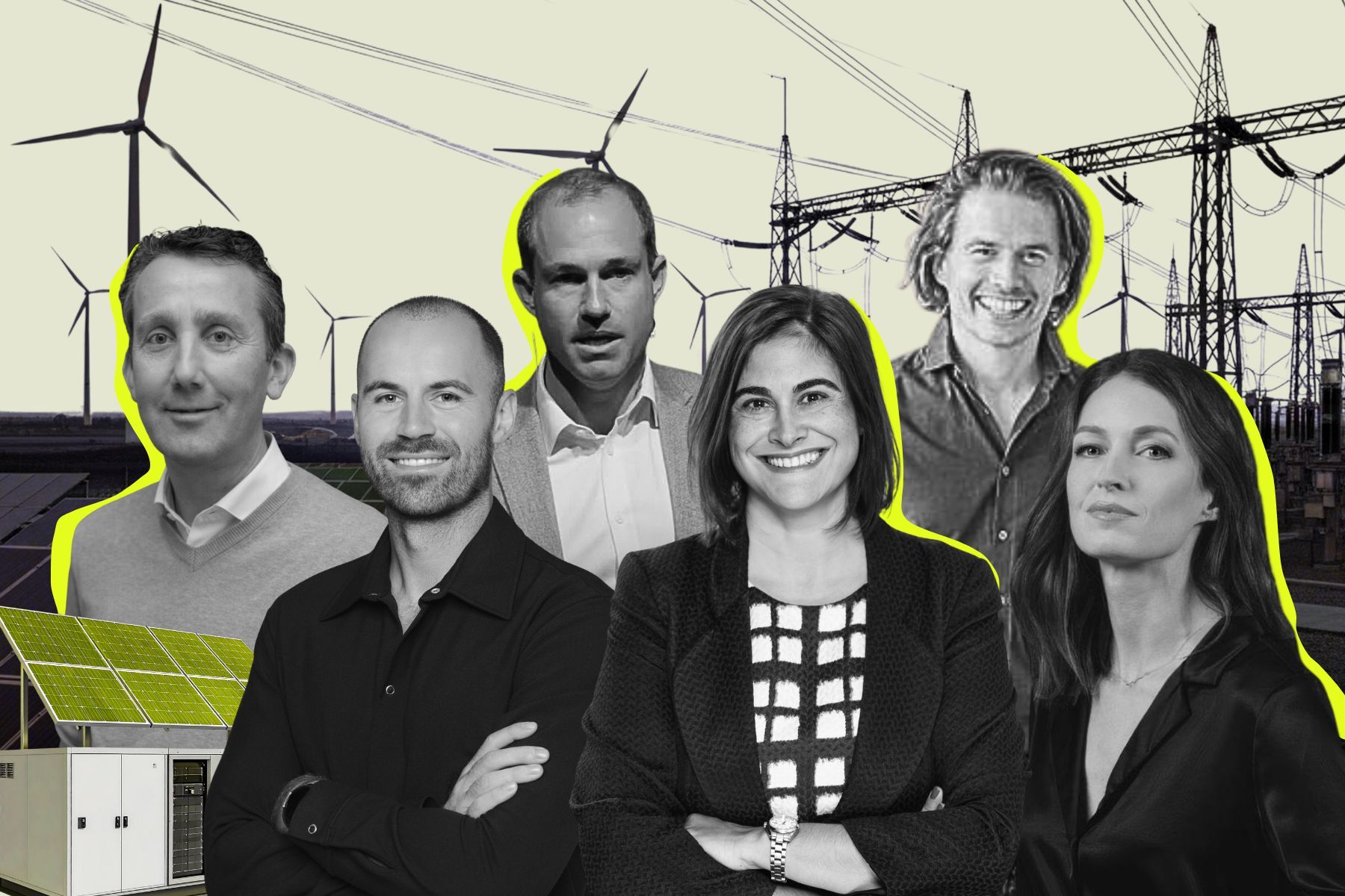 Some of the investors mentioned in this piece. Names below. Credit: Press photos/Impact Loop