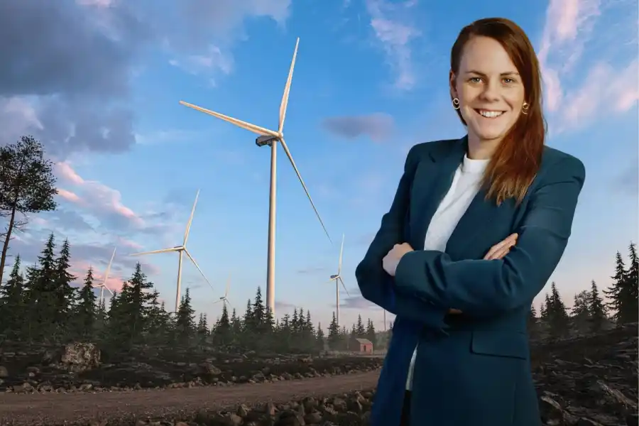 Emelie Zakrisson, Sveriechef, OX2. Foto: Pressbilder. Montage: Energy Loop.