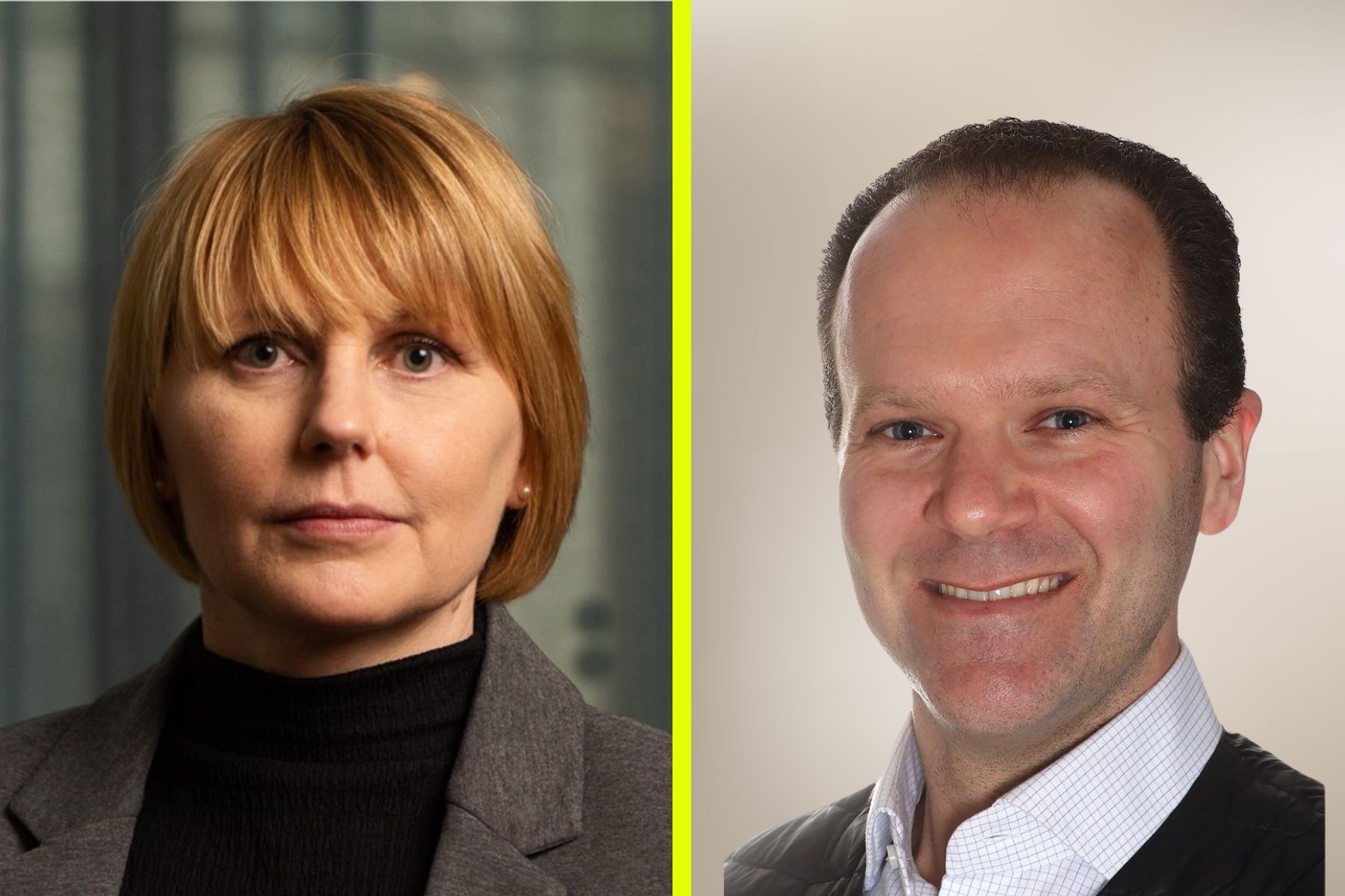 Åsa Signer, Livsmedelsverket och Peter Clarkson, Auqvian. Foto: pressbilder.