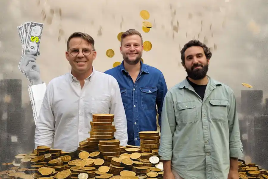 Erik Stern, Oscar P. Ridell och Hermes Holm på Ymner. Foto och grafik: Impact Loop.