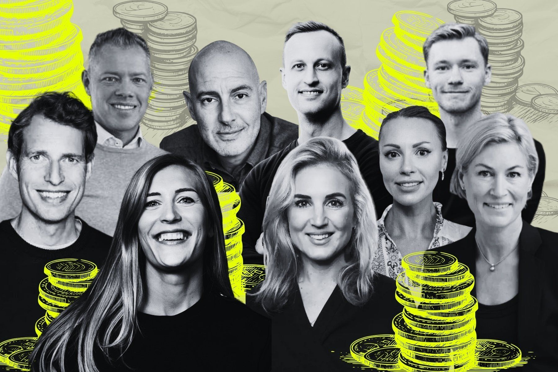 Några av personerna i artikeln. Foto: Pressbilder. Kollage: Diana Demin.