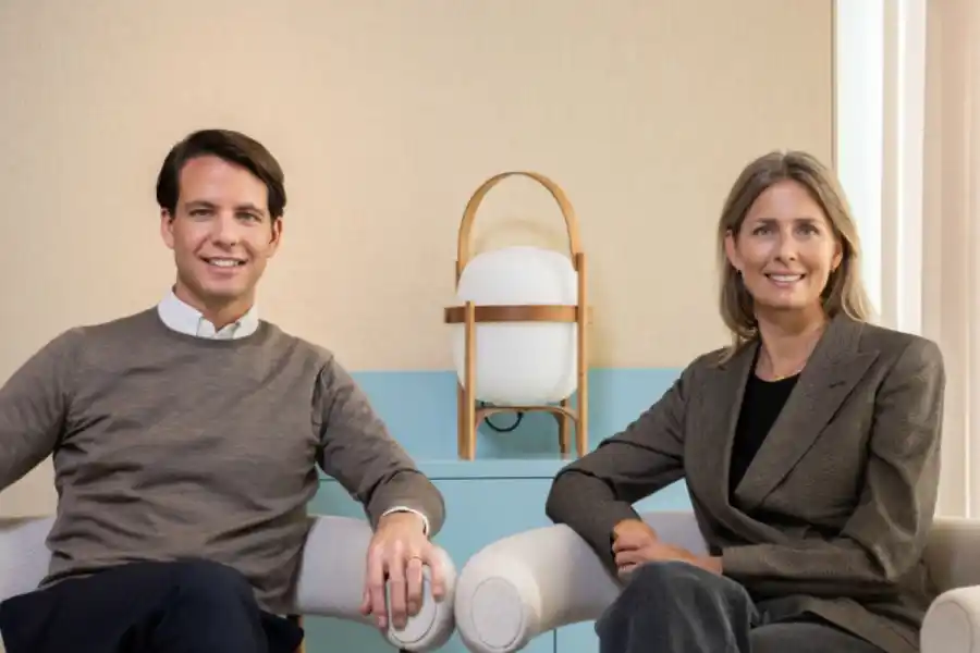 Jonatan Janmark (CEO) and Helena Helmersson (chairman of the board), Circulose. Photo: Press image.