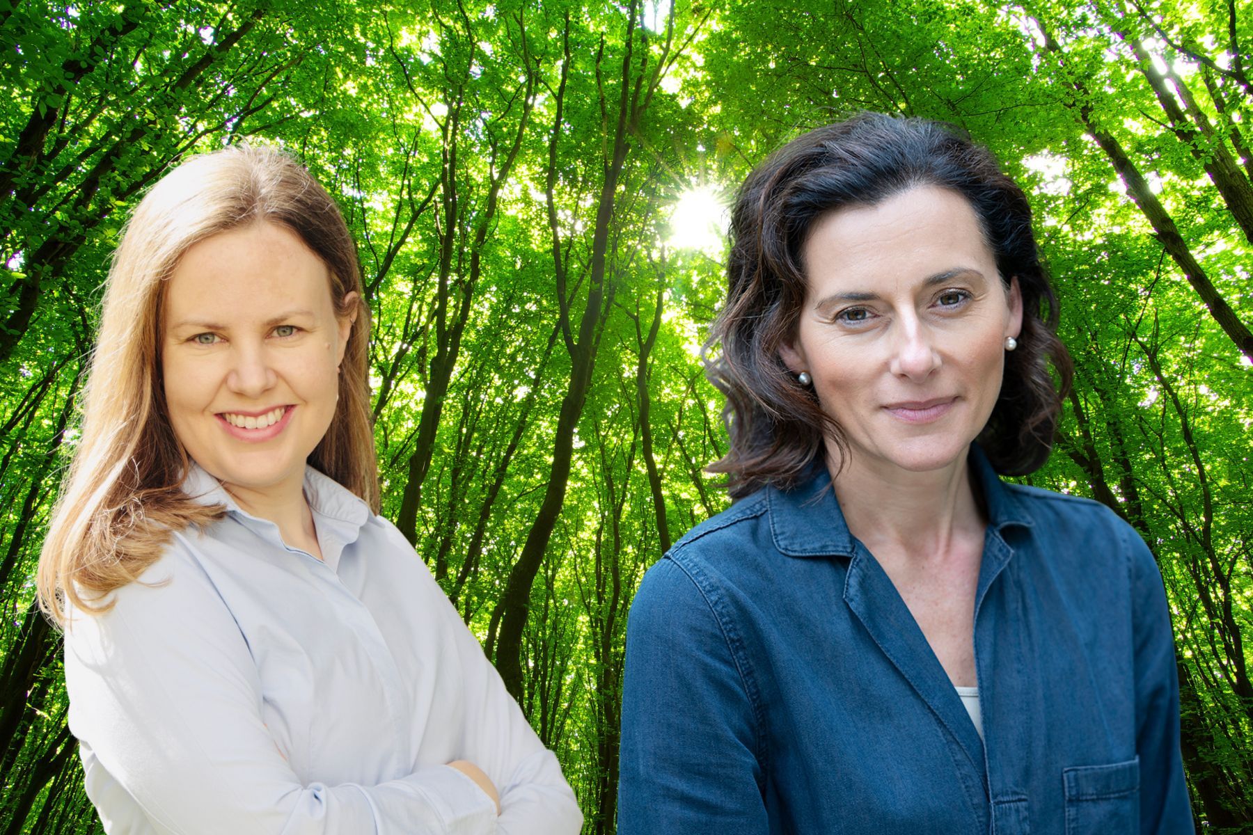 Anni Vuohelainen och Aleksandra Holmlund. Foto: pressbilder.