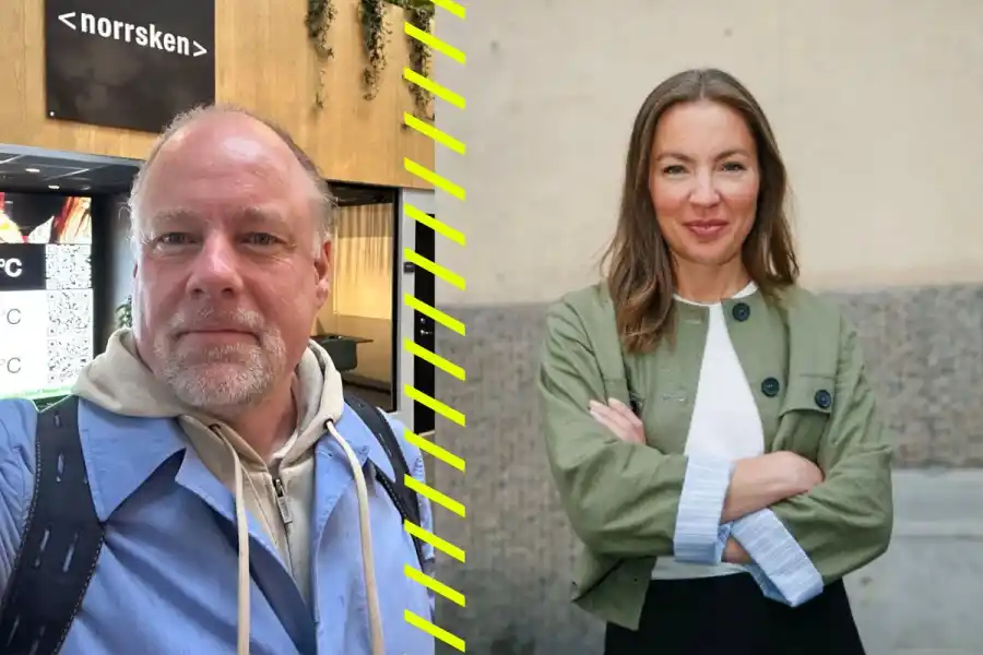 Rainer Notter och Anna Engman. Foto: Linkedin / pressbild.