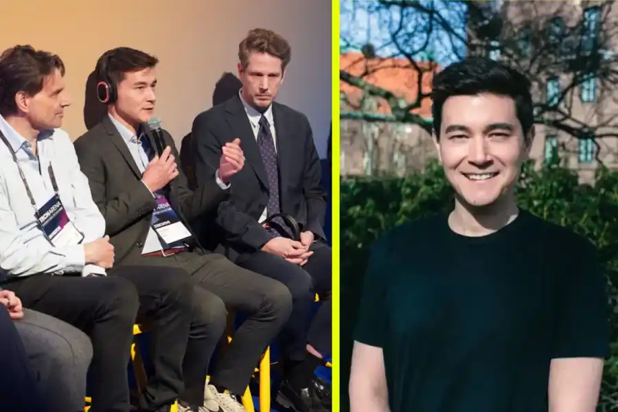 Kent Moore, kommersiell chef på Drev, i panelen på Techarena. Foto: Business Sweden/Pressbild.