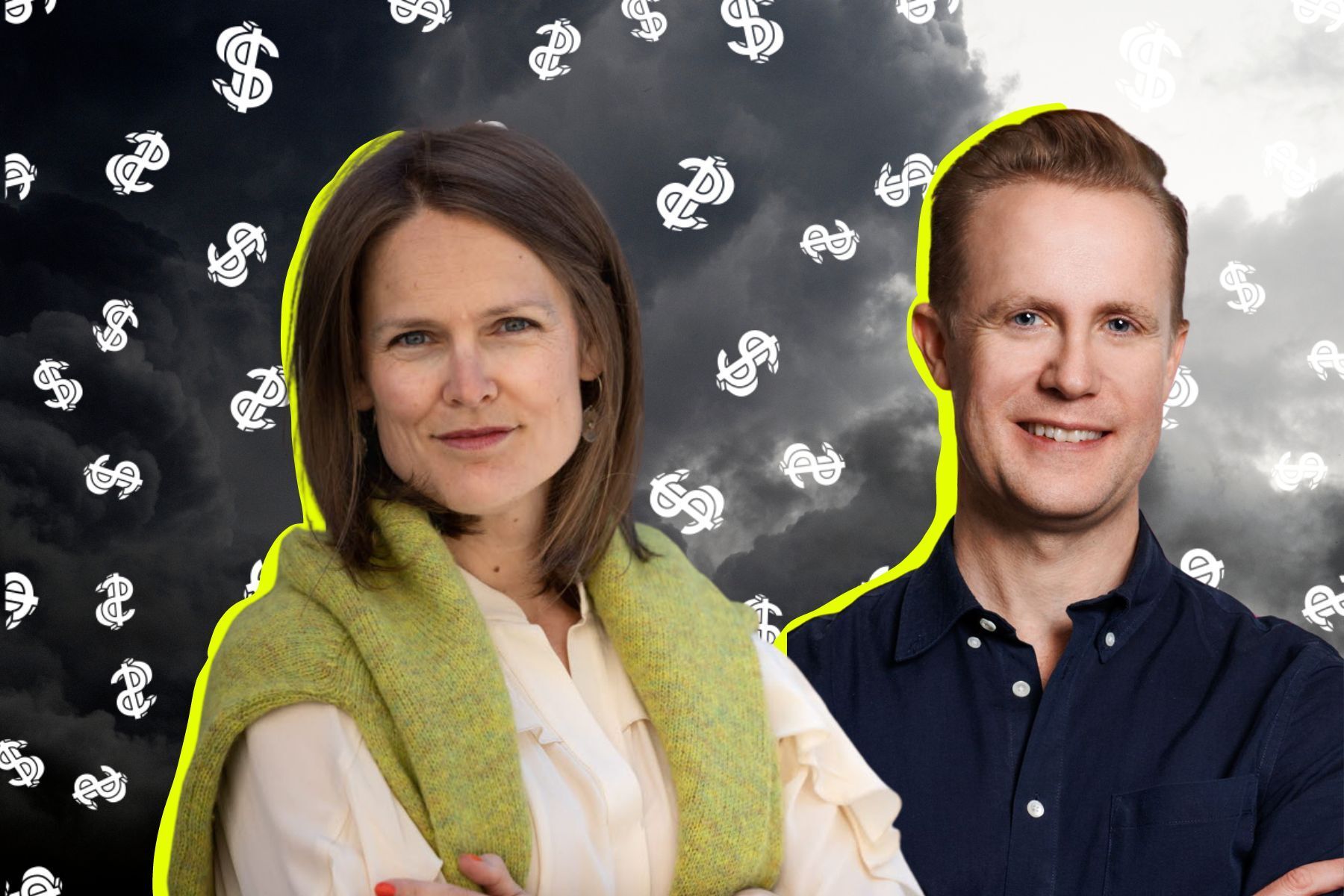 Kristina Söderberg, SEB Greentech VC, och Jonas Bergqvist. Foto: Press