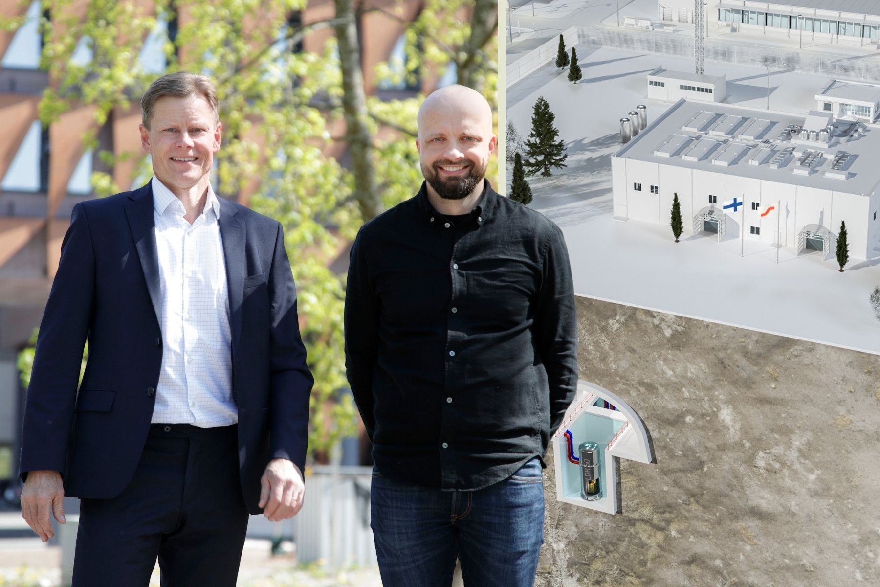 Steady Energy CEO Tommi Nyman and CTO Hannes Haapalahti. Photos: press.