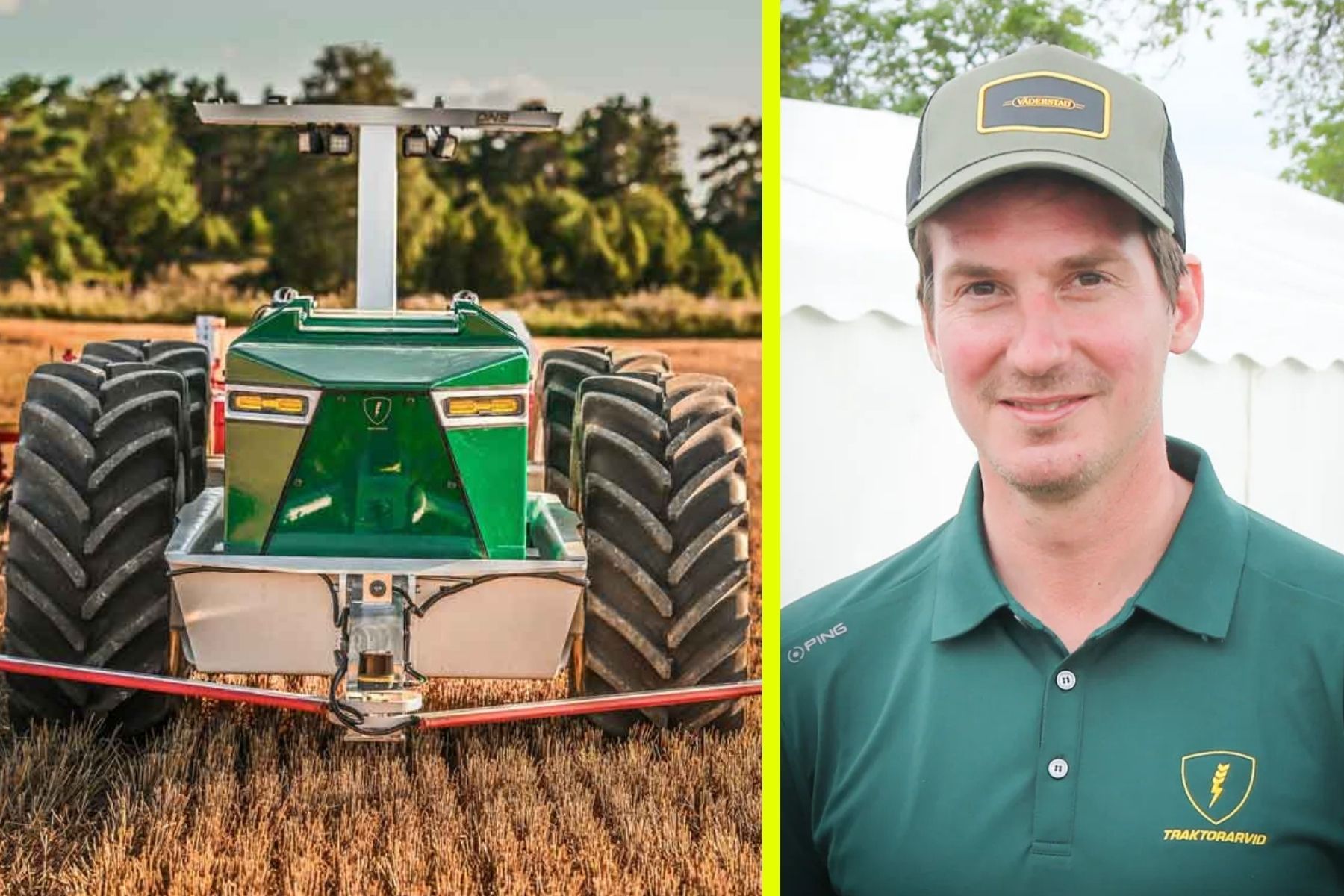 Arvid Örde, grundare och vd på Traktorarvid. Foto: Pressbilder.