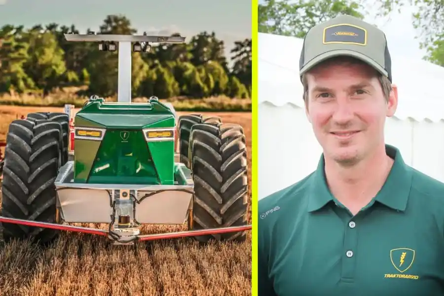 Arvid Örde, grundare och vd på Traktorarvid. Foto: Pressbilder.