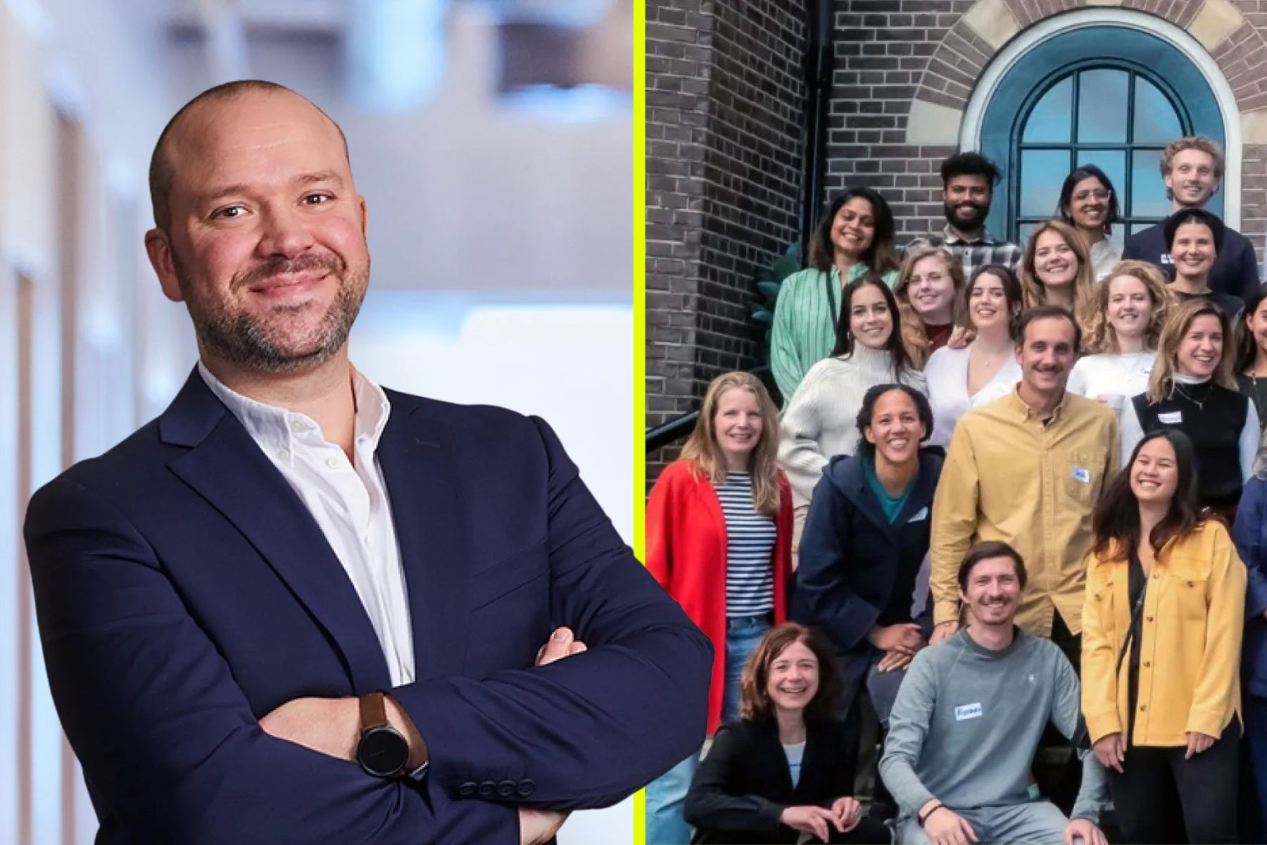 Klas Cullbrand på Rise och delar av gänget på Circle Economy. Foto: Pressbilder