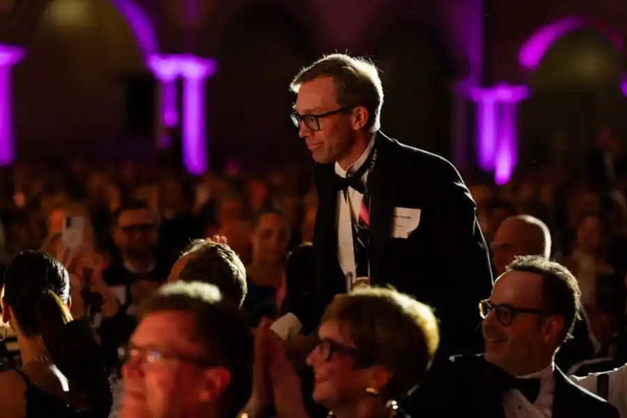 Stefan Krook korades till Årets Entreprenör på EYs gala. Foto: EY.