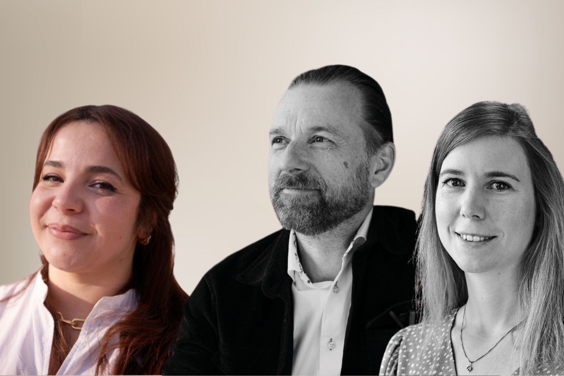 Renasens grundare Jade Abir Bouledjouidja och Reselos grundare Henrik Otendal och Josefin Larsson. Foto: pressbilder.