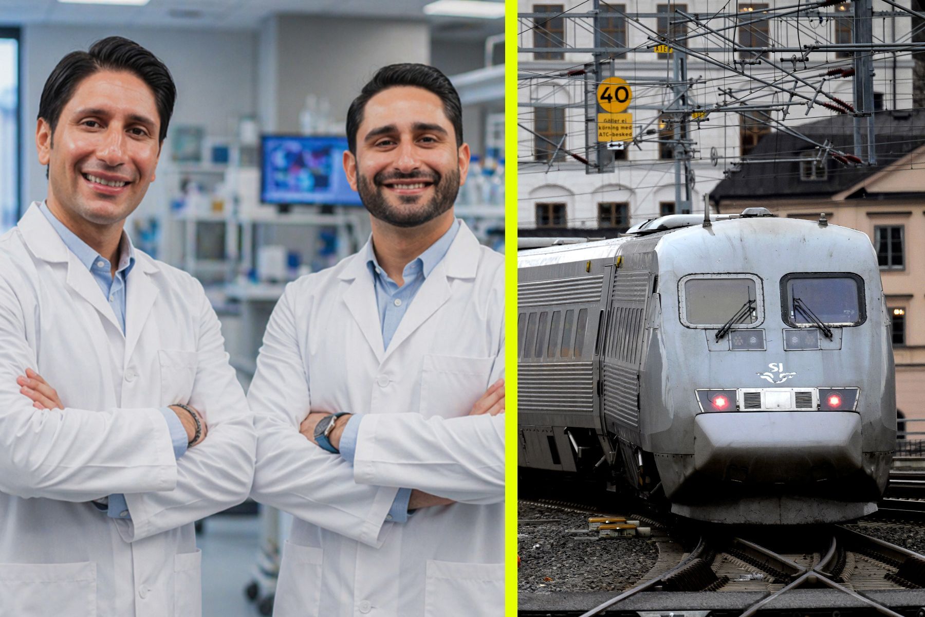 Grundarna Max och Allen Mohammadi på Grale. Foto: Pressbild.