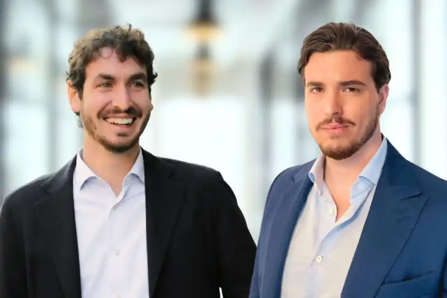 Axel Carbon Capital founding partners Michele Morabito and Federico Giannetti. Supplied