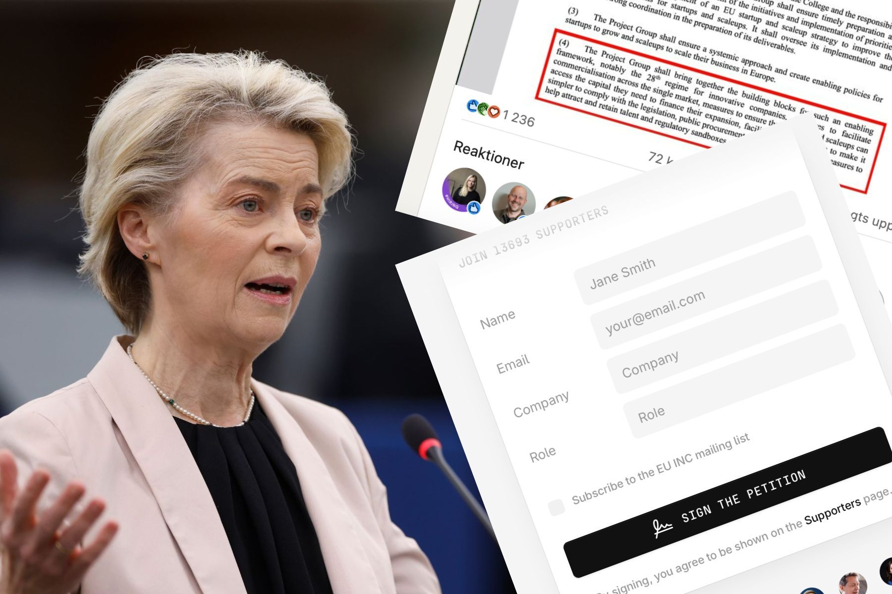 EU-kommissionens ordförande Ursula von de Leyen. Foto: TT.