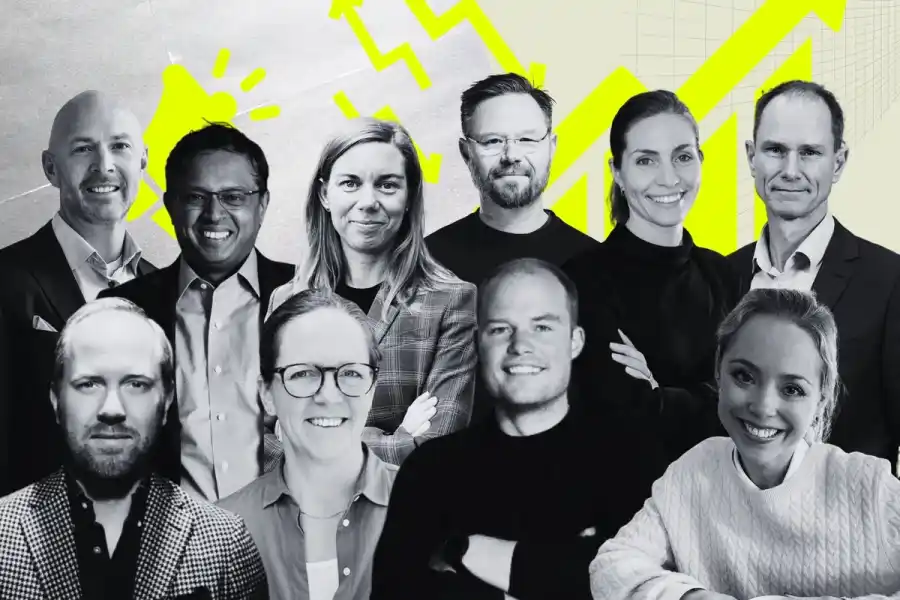 Några av vd:arna för bolagen som finns med på listorna. Foto: Pressbilder.