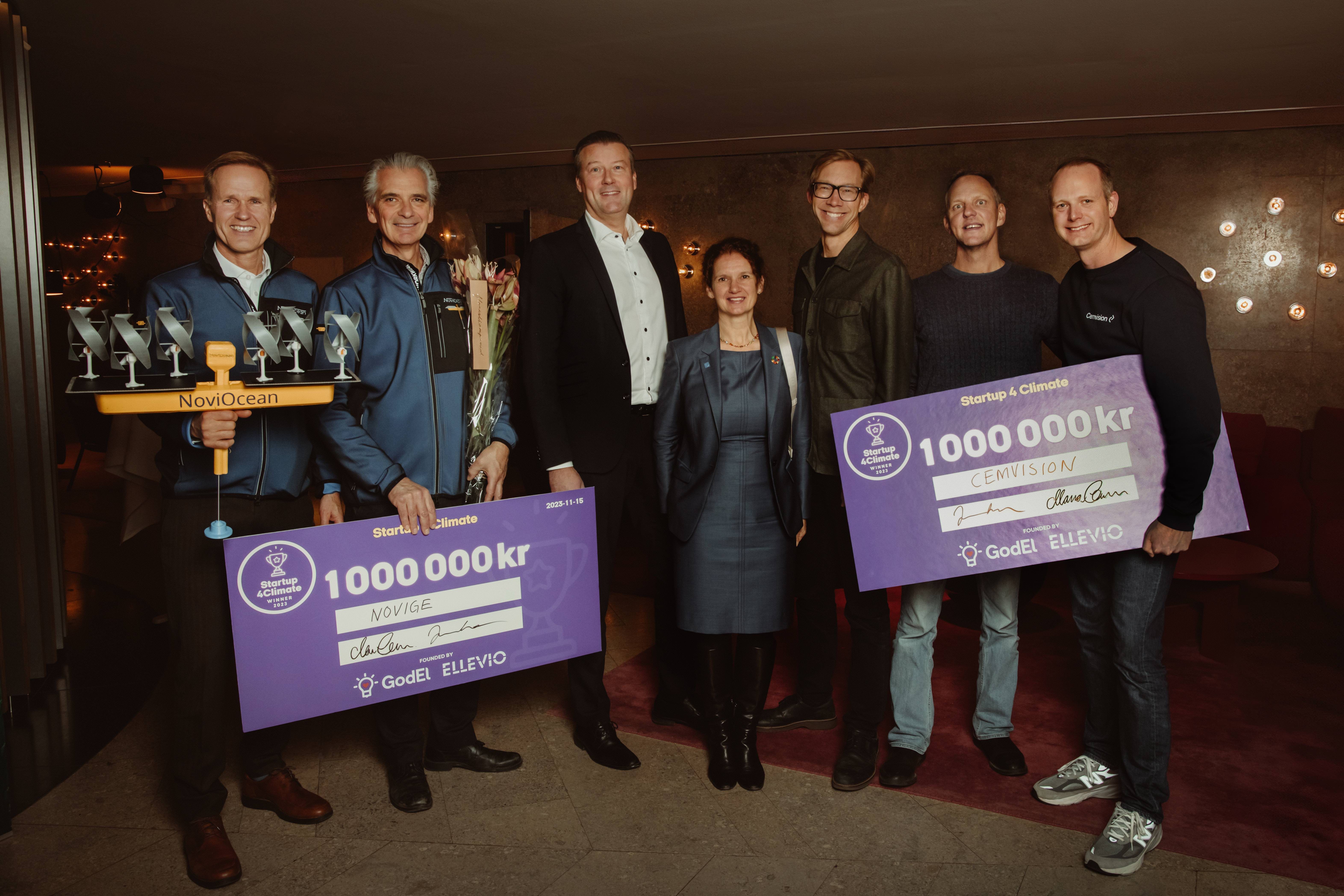 Teamen bakom Cemvision och Novige. Foto: Pressbild