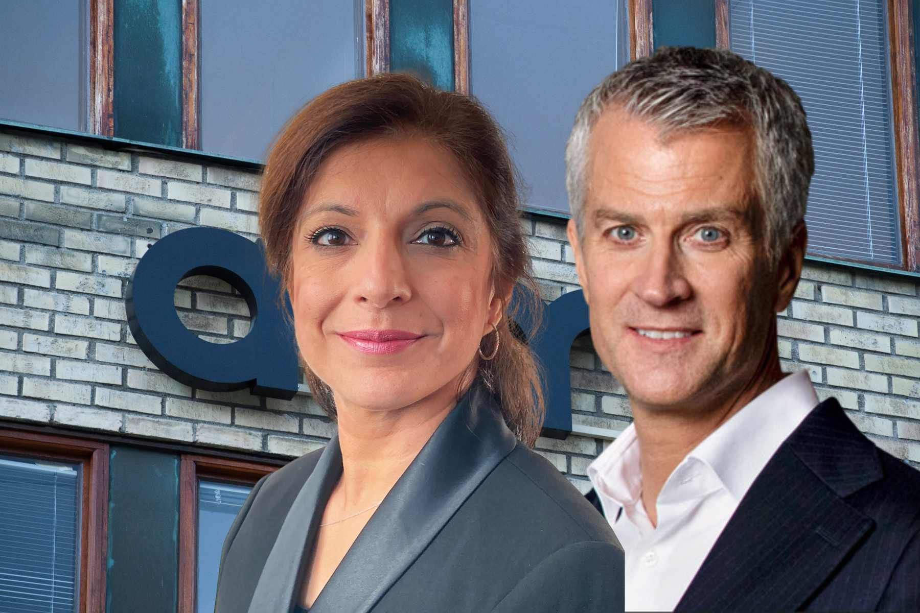 Sohana Josefsson, HR- och kommunikationsdirektör, och Joachim Karlsson, vd för Almi invest.