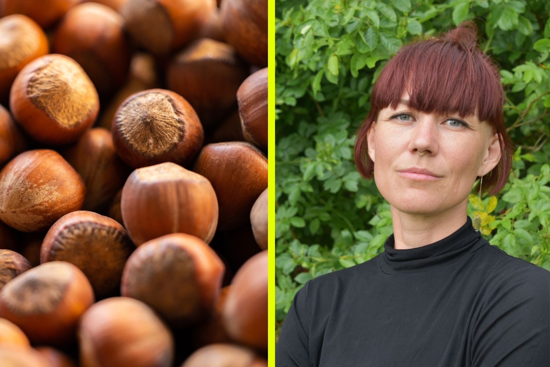 Lova Brodin, vd på Miljömatematik som tagit initiativet till Nötverket. Foto: pressbild / Canva.