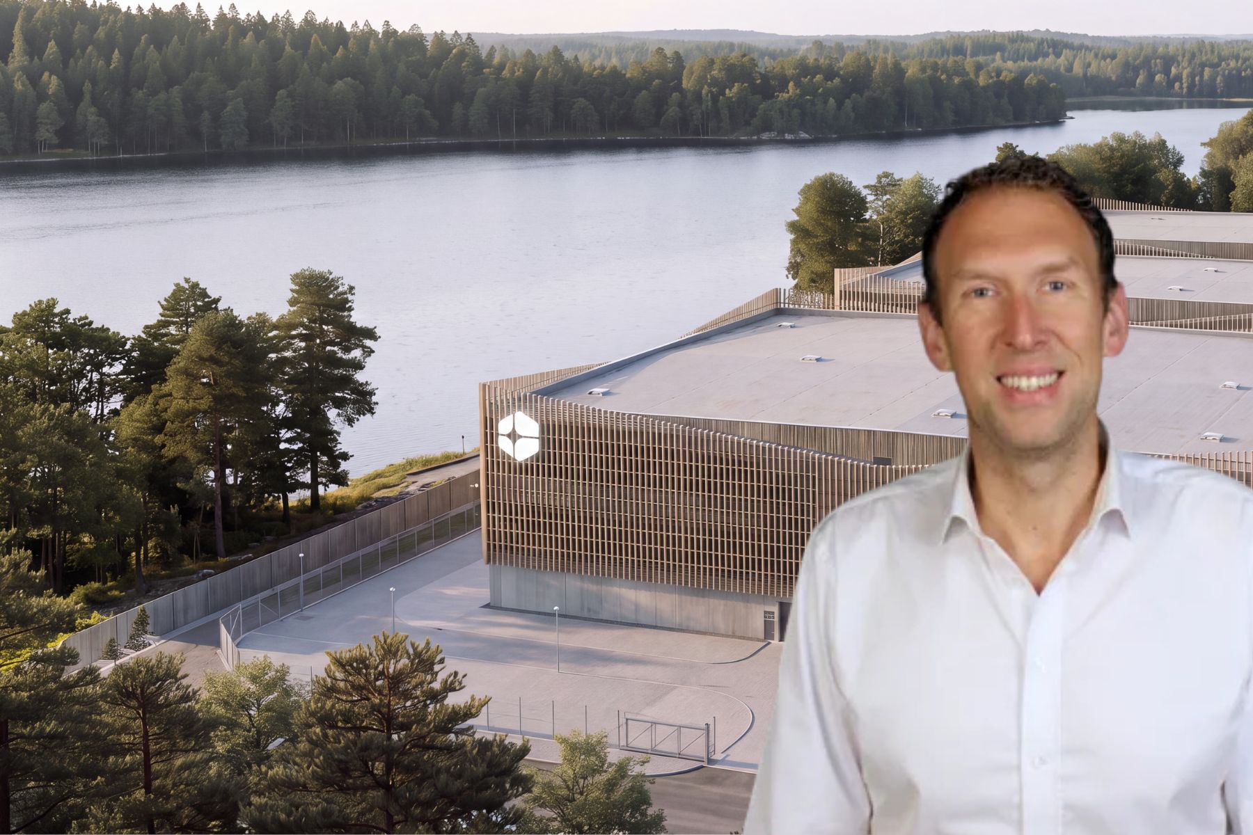 Jacob Stedman, vd på Blykalla som vill bygga ny kärnkraft i Tierp. Illustration / Pressbild.