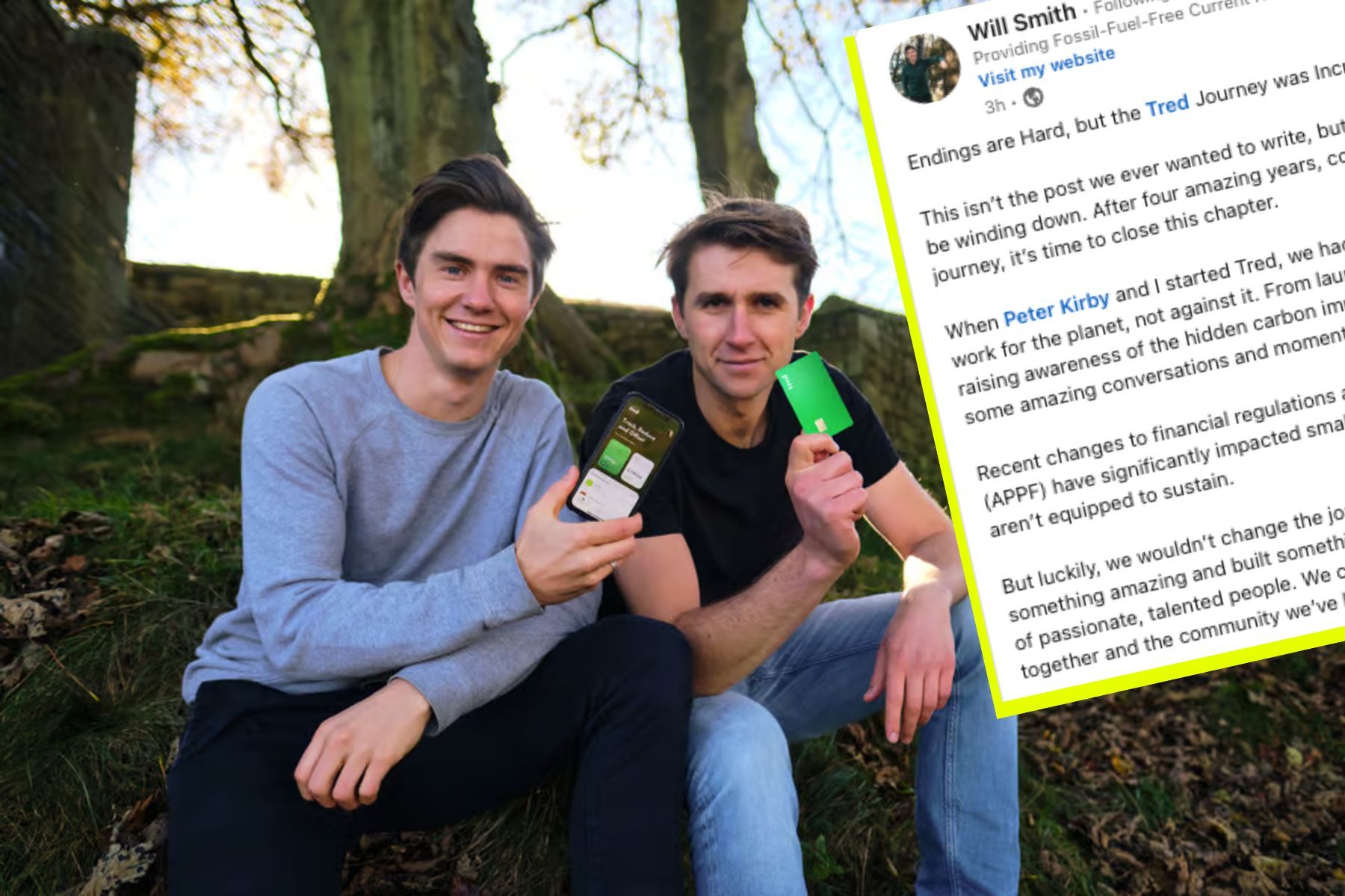 Will Smith and Peter Kirby, founders of Tred. Photo: Tred.