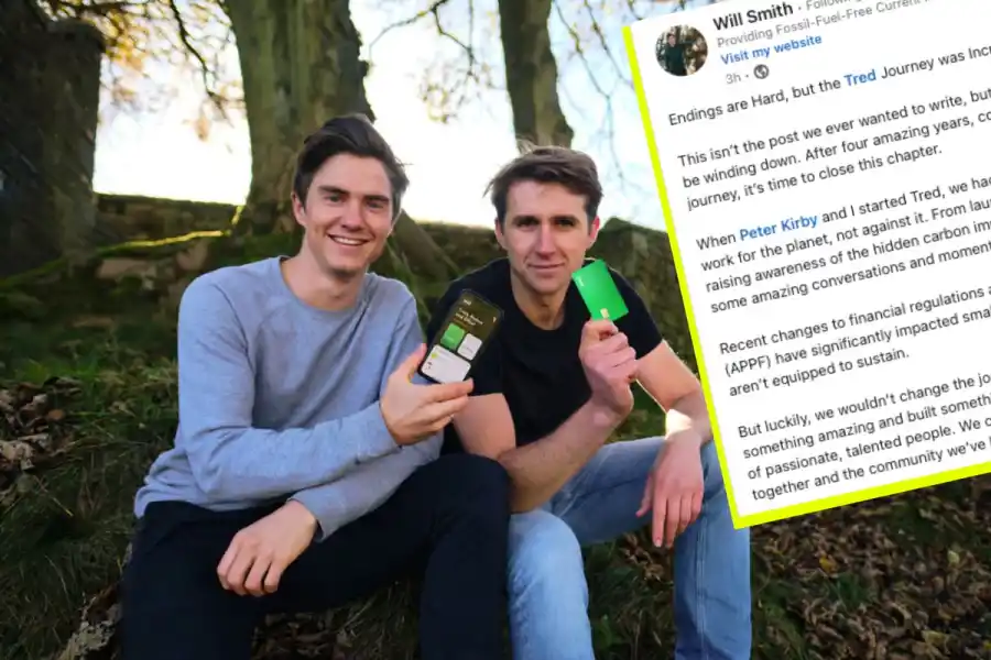 Will Smith and Peter Kirby, founders of Tred. Photo: Tred.