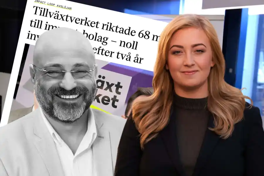 Halit Kosmaz, grundare av Cyclothe, och Julia Delin, techprofil och grundare av Cheque. Foto: TT, pressbilder.