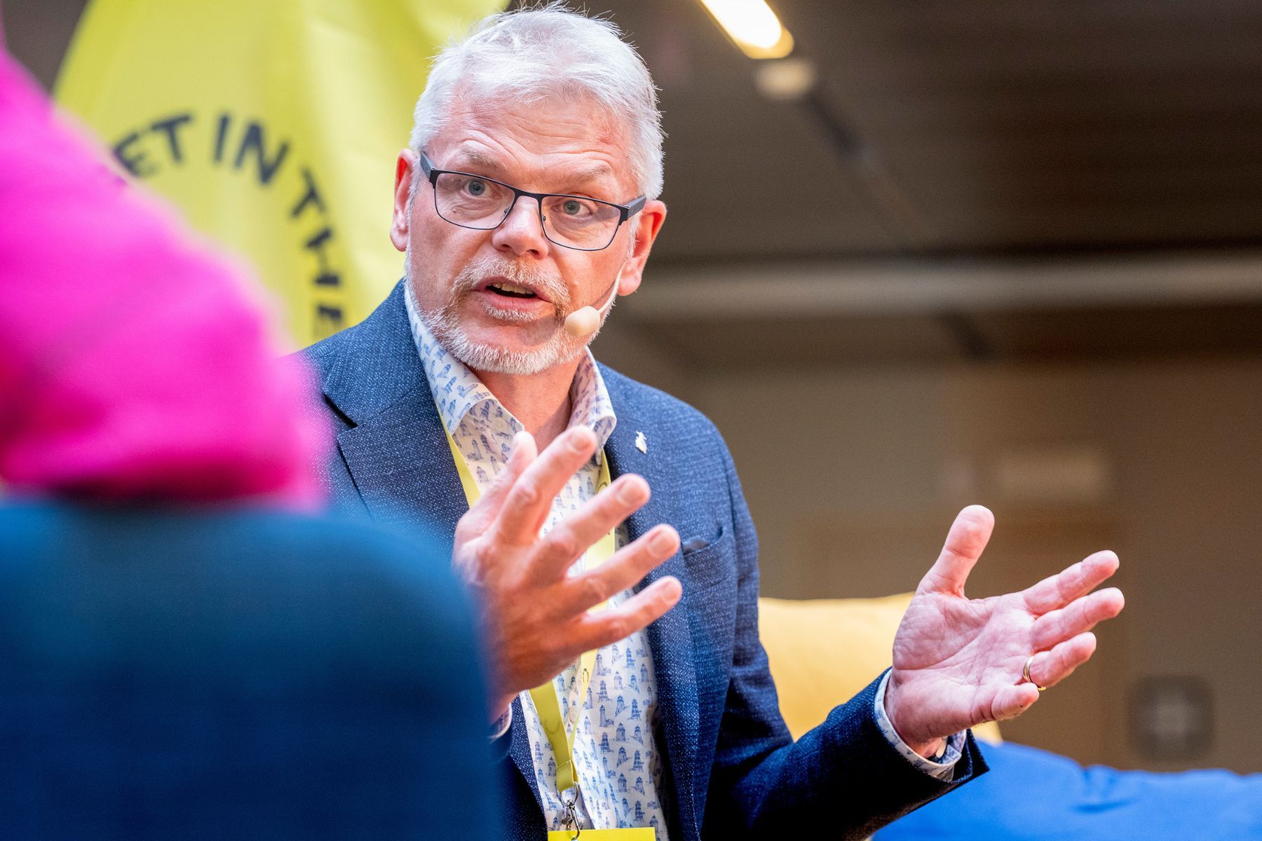 Petter Bedoire på Kista Deeptech Day. Foto: Jonas Borg.