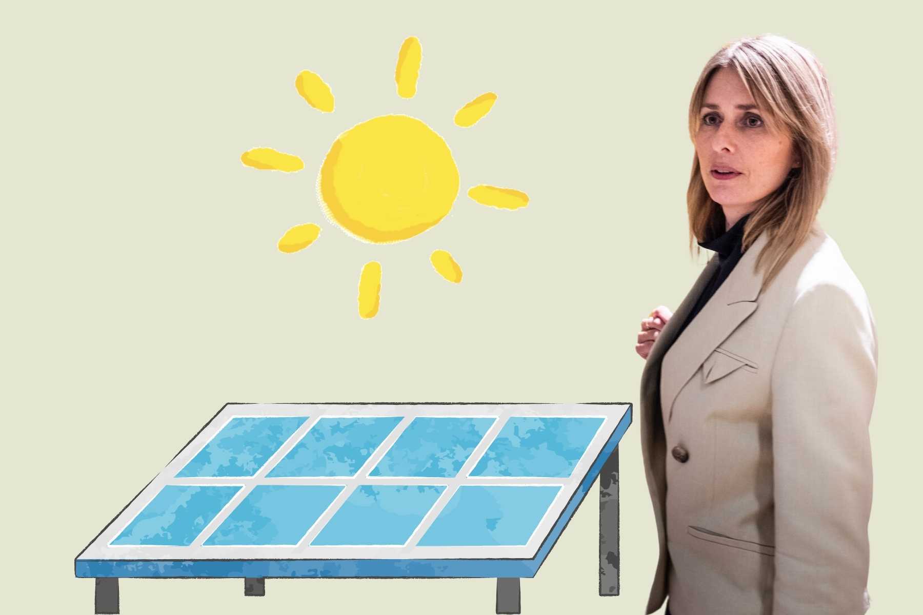 Helena Helmersson, vd för H&M. Foto: TT, collage av Impact Loop.