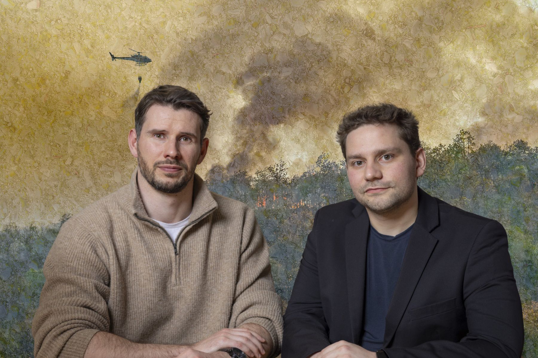 Pinepeak COO and co-founder Dr Daniel Fredrich (left) and CEO and co-founder Dr Savvas Gkantonas. Credit: Pinepeak