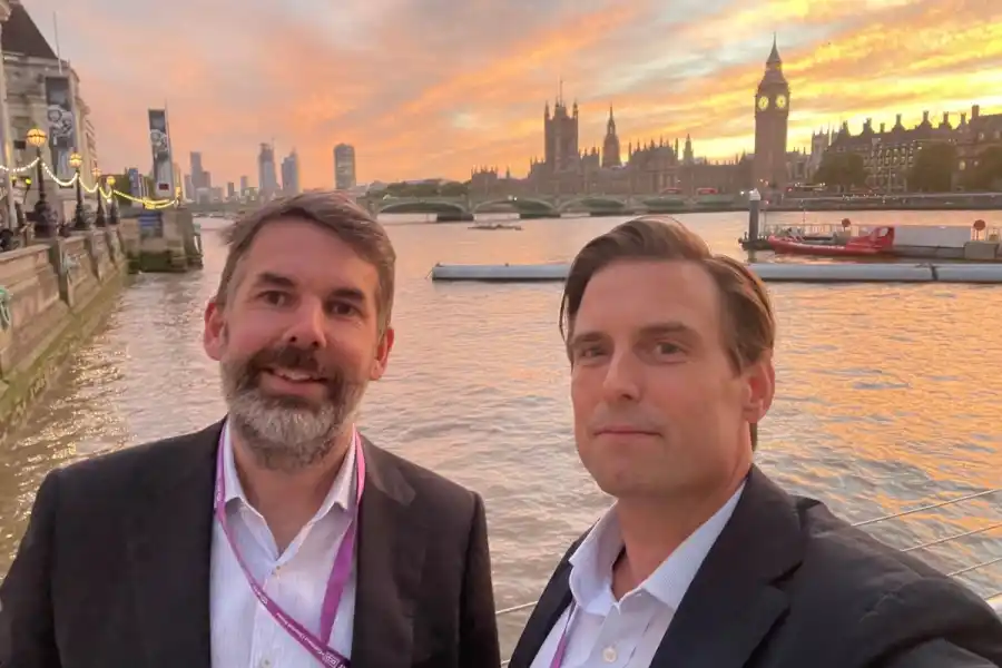 Simon Angeldorff och Svante Horn. Foto: pressbild.