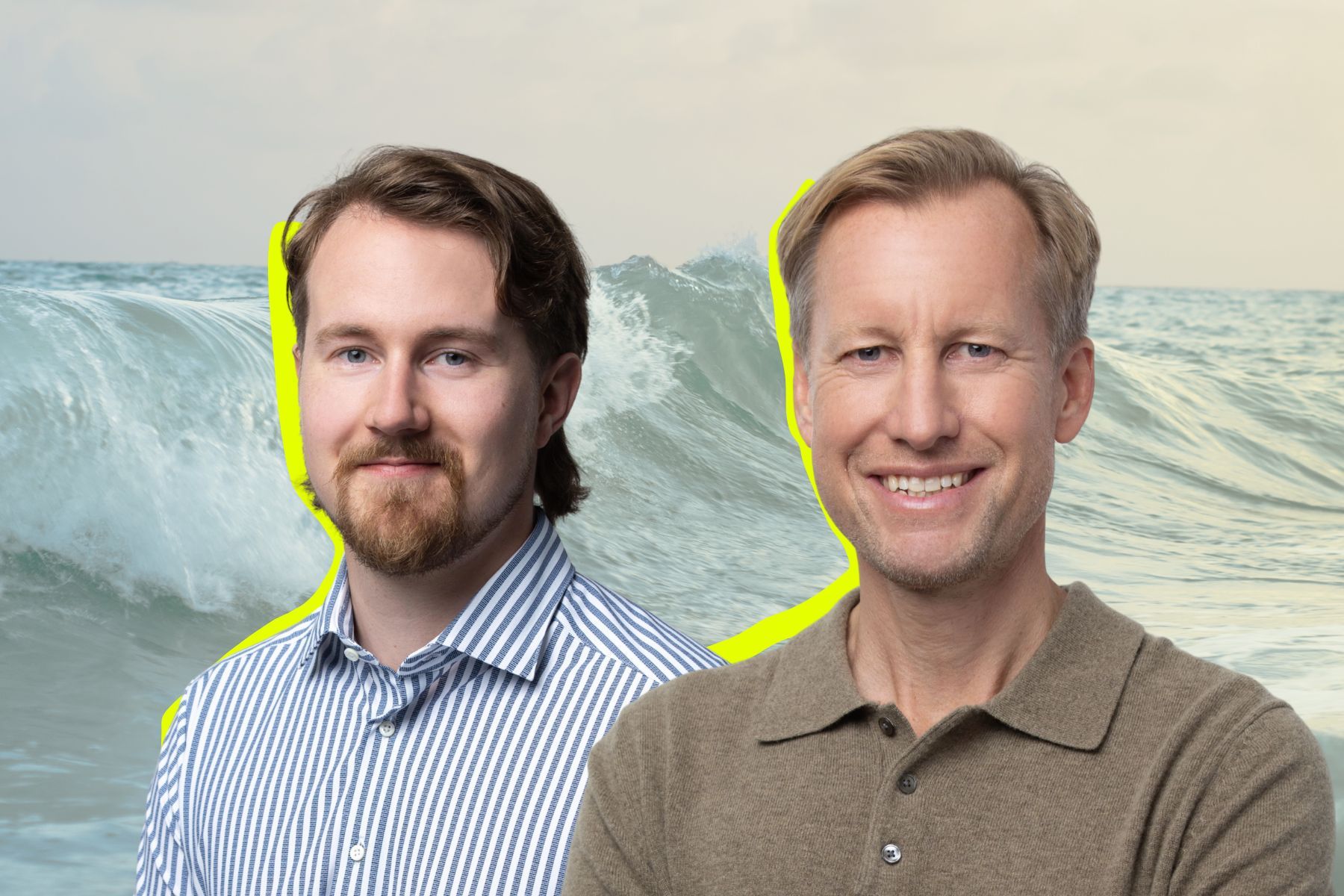 Tuomo Veivo (left) and Klas Johansen, co-leads of the Redstone Blue fund. Press photos