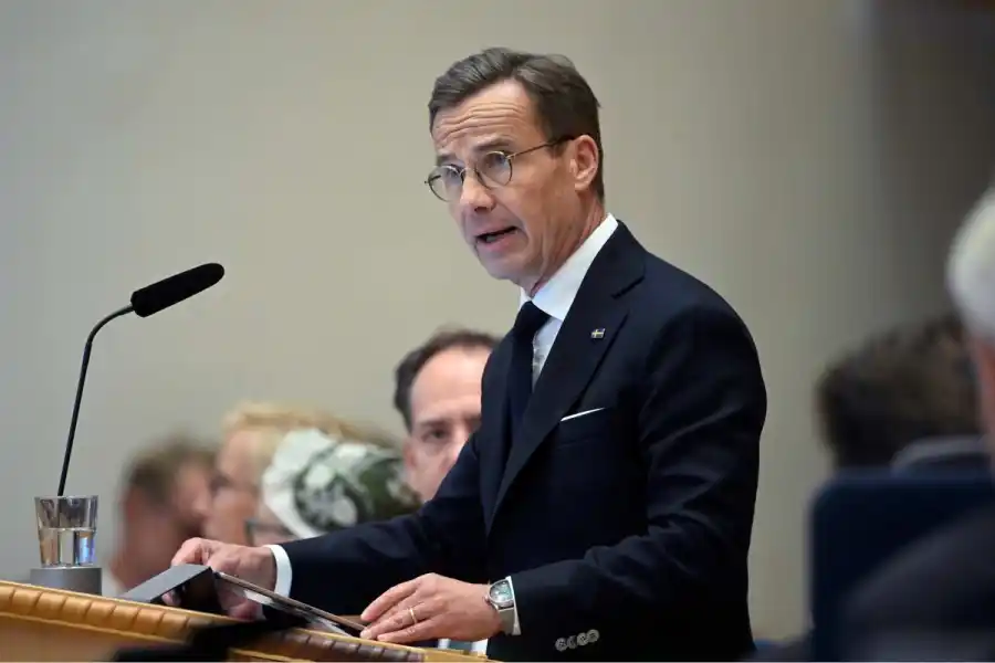 Statsminister Ulf Kristersson (M). Fredrik Sandberg/TT.