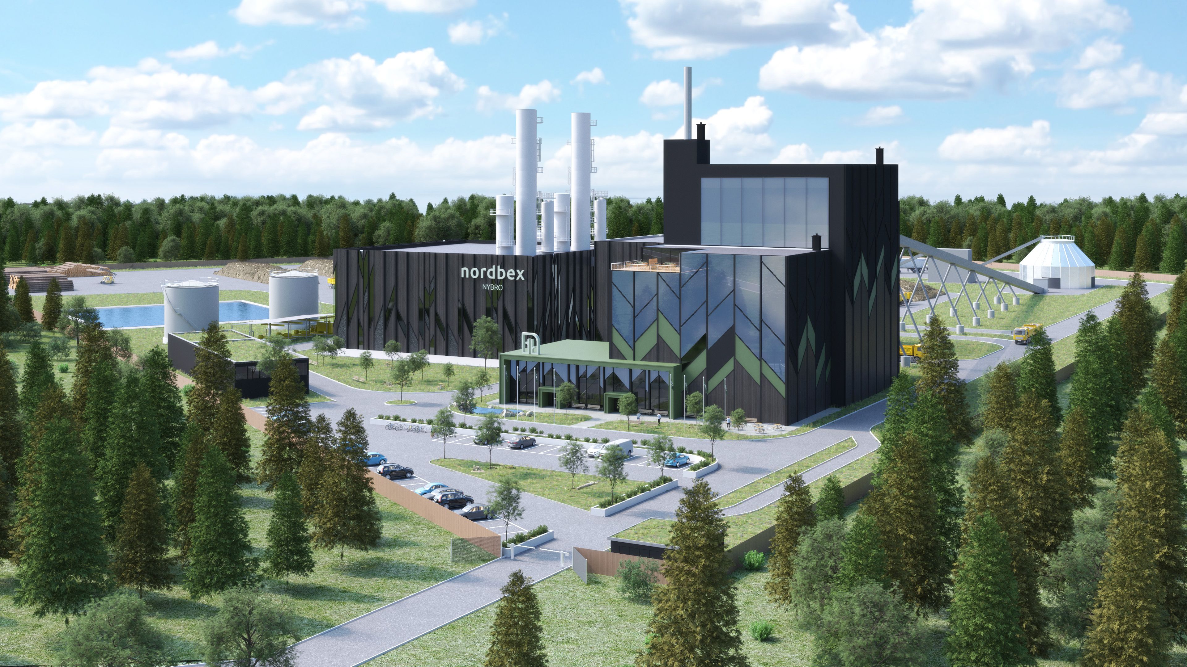 Nordbex planerade anläggning i Nybro. Bild: Nordbex