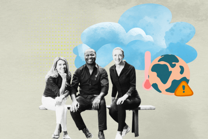 Lexi Novitske, Ngetha Waithaka och Natalie Kolbe på Norrsken22.