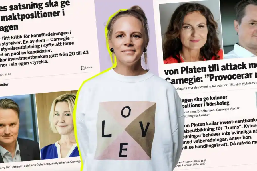 Jenny Holmström. Foto: privat, grafik: Impact Loop.