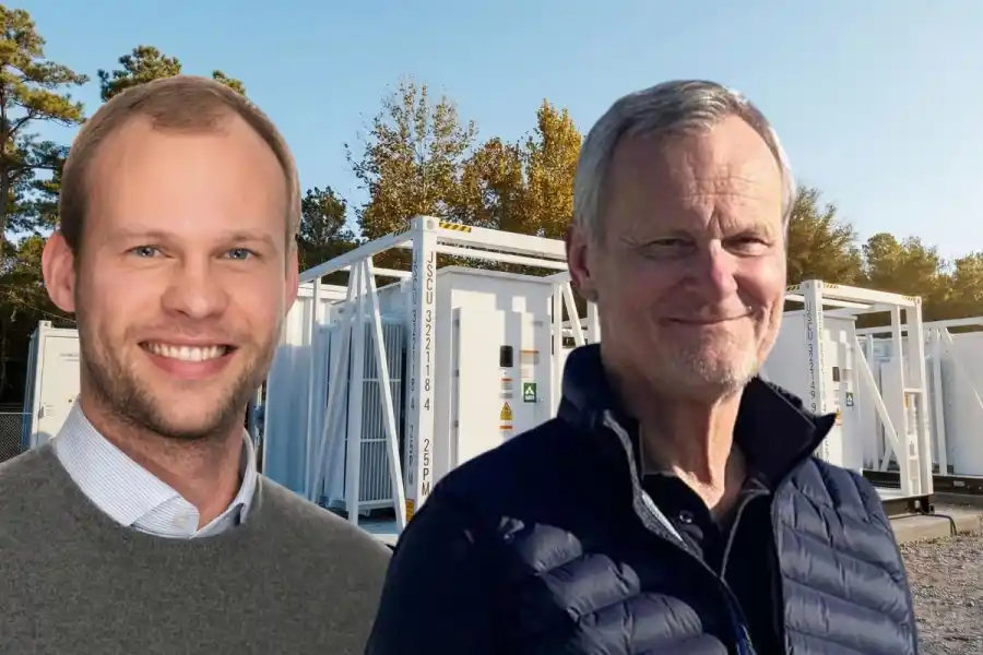 Casper Norden och Carl-Magnus Norden, grundare av Decade Energy. Foto: Pressbilder.