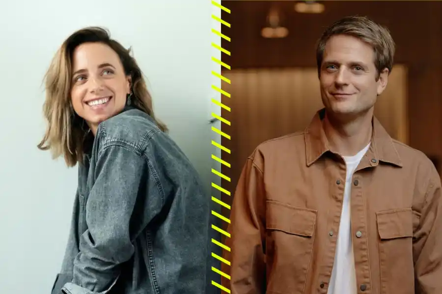 Nina Siemiatkowski, grundare av Milkywire och Sebastian Siemiatkowski, vd på Klarna. Foto: Pressbilder.