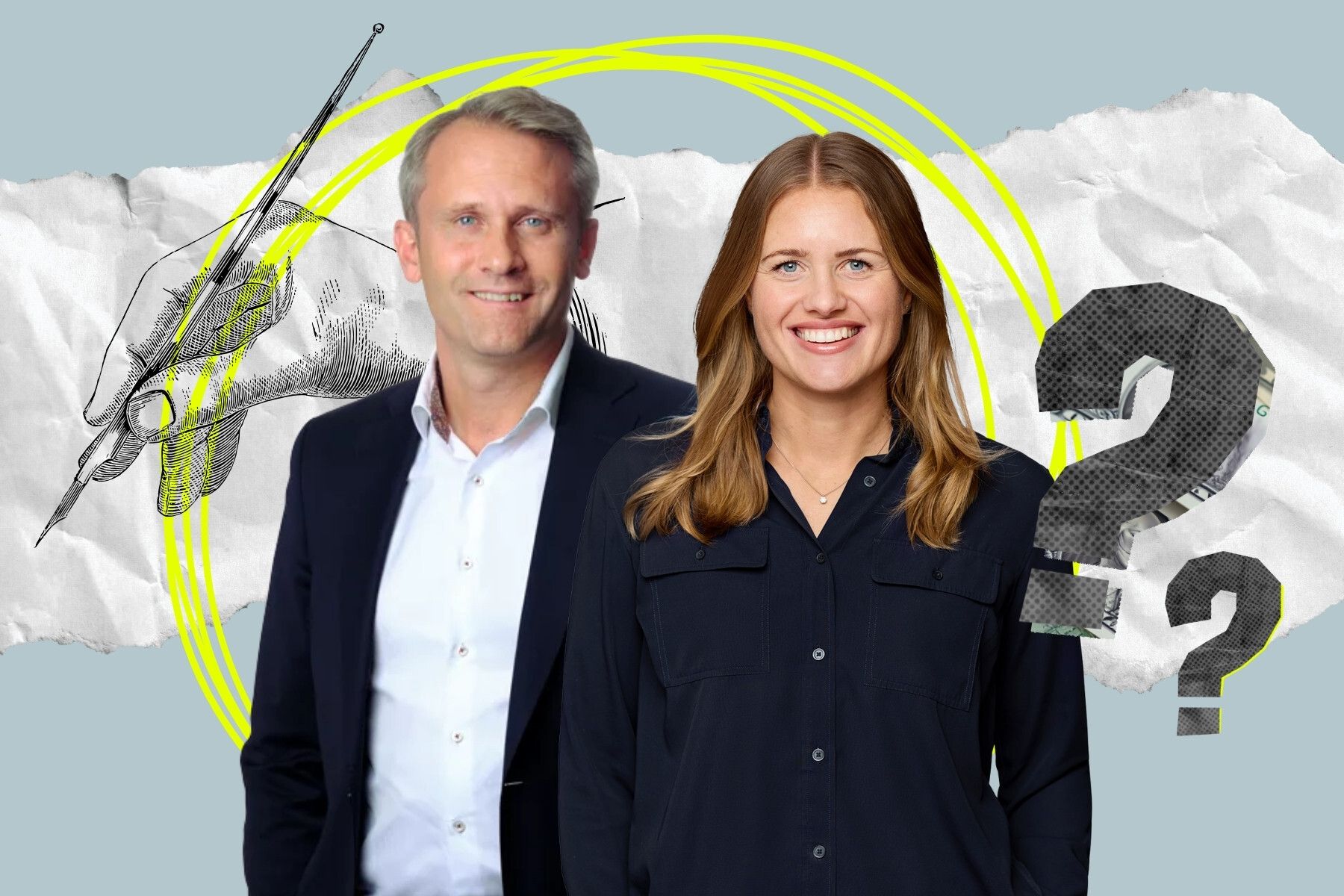 David Frydlinger och Sara Hovstadius, Cirio Advokatbyrå. Foto: Cirio. Grafik: Impact Loop.