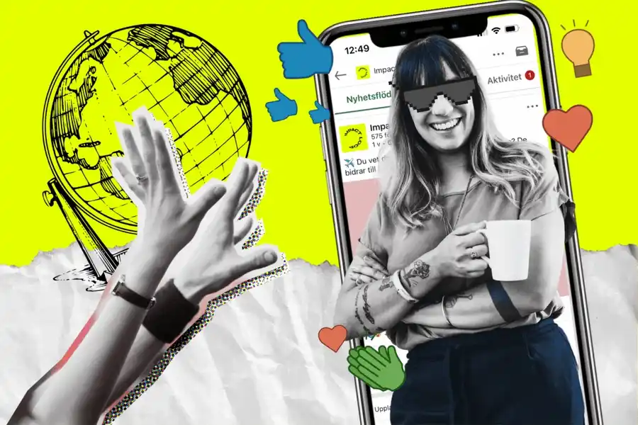 Grafik av Diana Demin, Impact Loop.