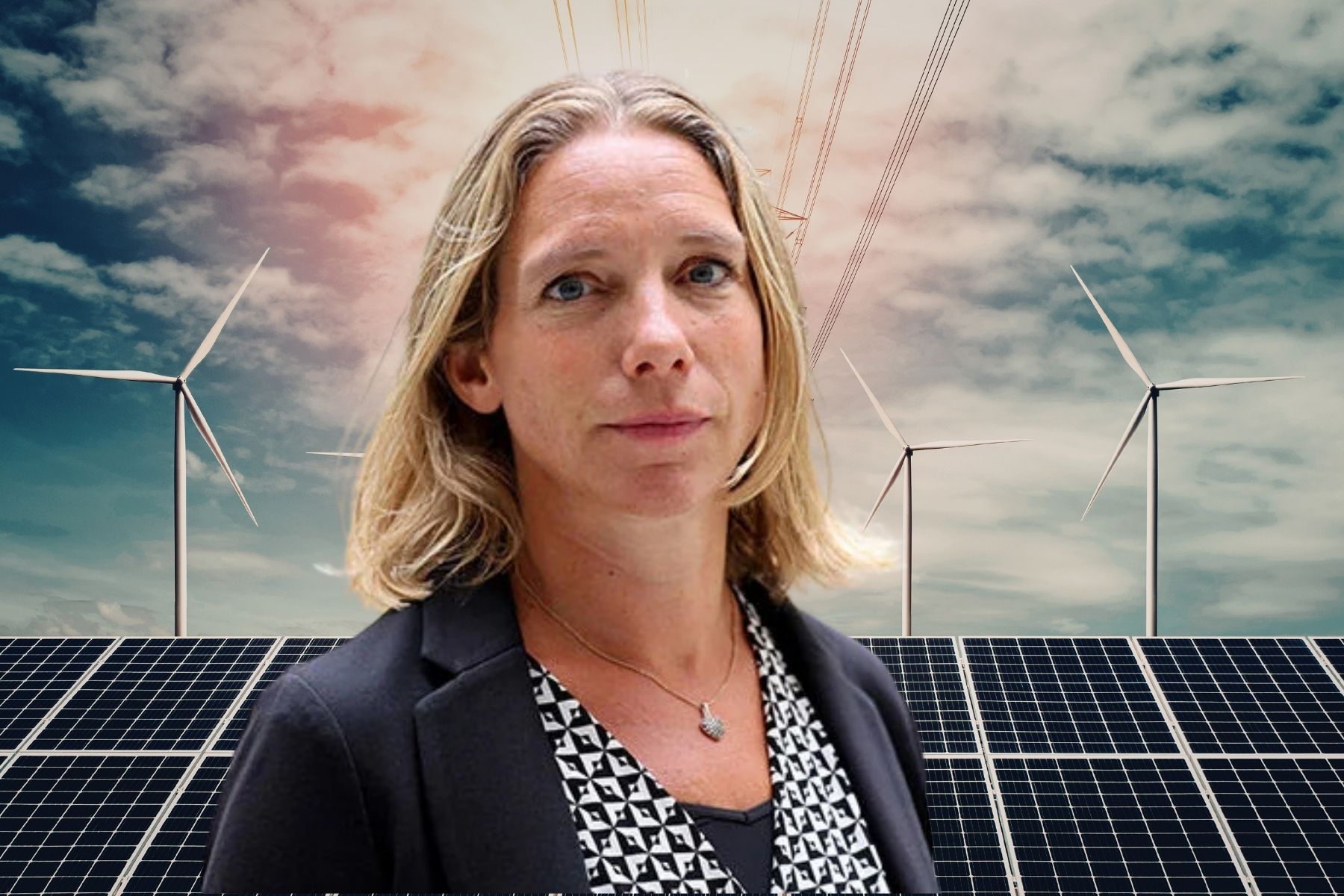 Åsa Pettersson, vd på Energiföretagen. Foto: Pressbild (montage).