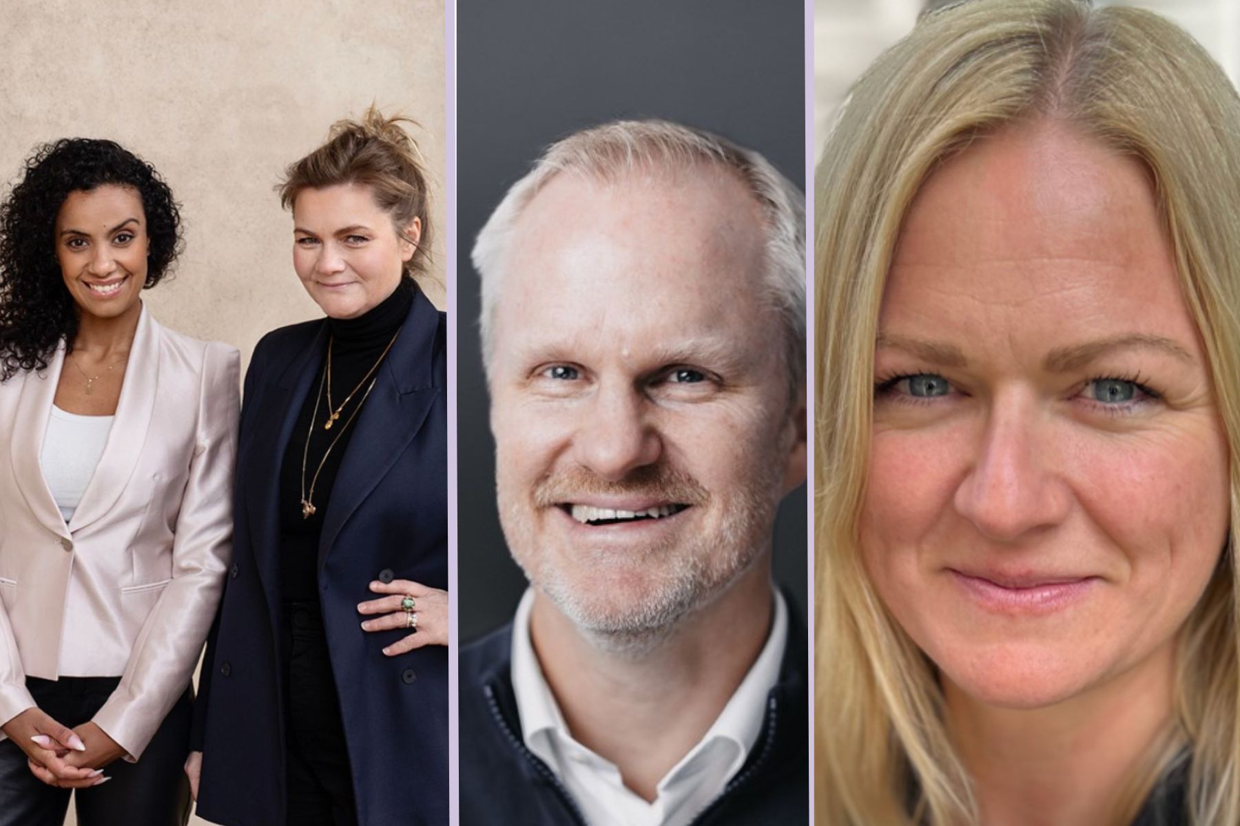 Nora Bavey och Thea Messel, Unconventional Ventures, Niclas Düring, Trill Impact Advisory och Emelie Norling, Summa Equity. Foto: pressbilder
