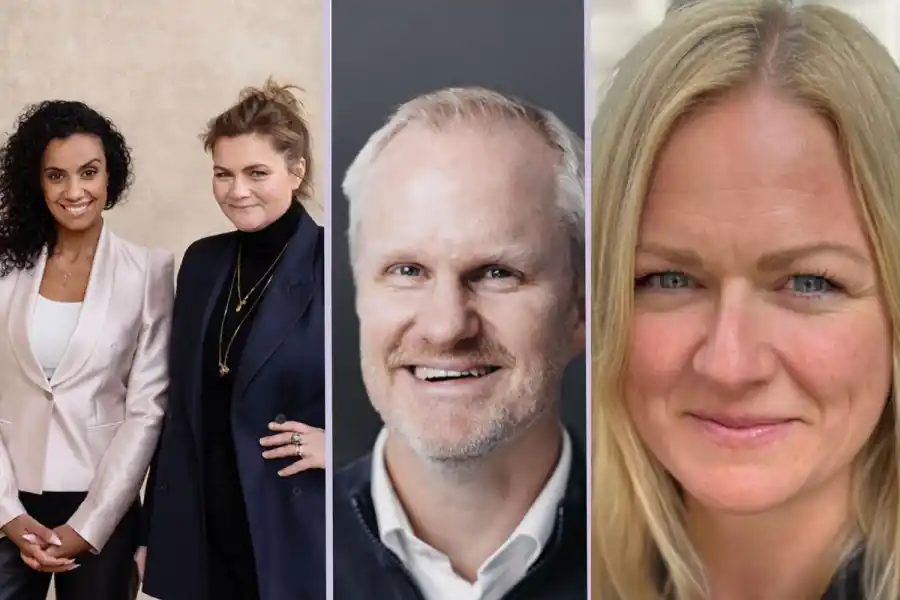 Nora Bavey och Thea Messel, Unconventional Ventures, Niclas Düring, Trill Impact Advisory och Emelie Norling, Summa Equity. Foto: pressbilder