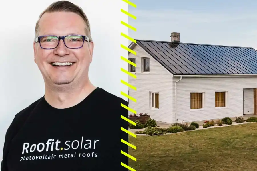 Eric Pettersson, vd för svenska Roofit.Solar. Foto: pressbilder.