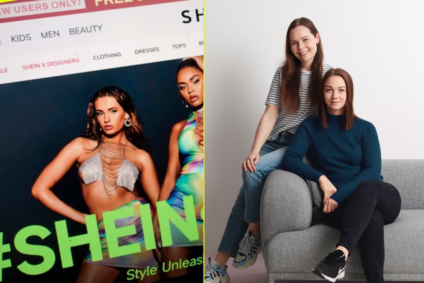 Josefin Runquist och Maja Vallinder, grundare av Inimini. Foto: TT/pressbild.