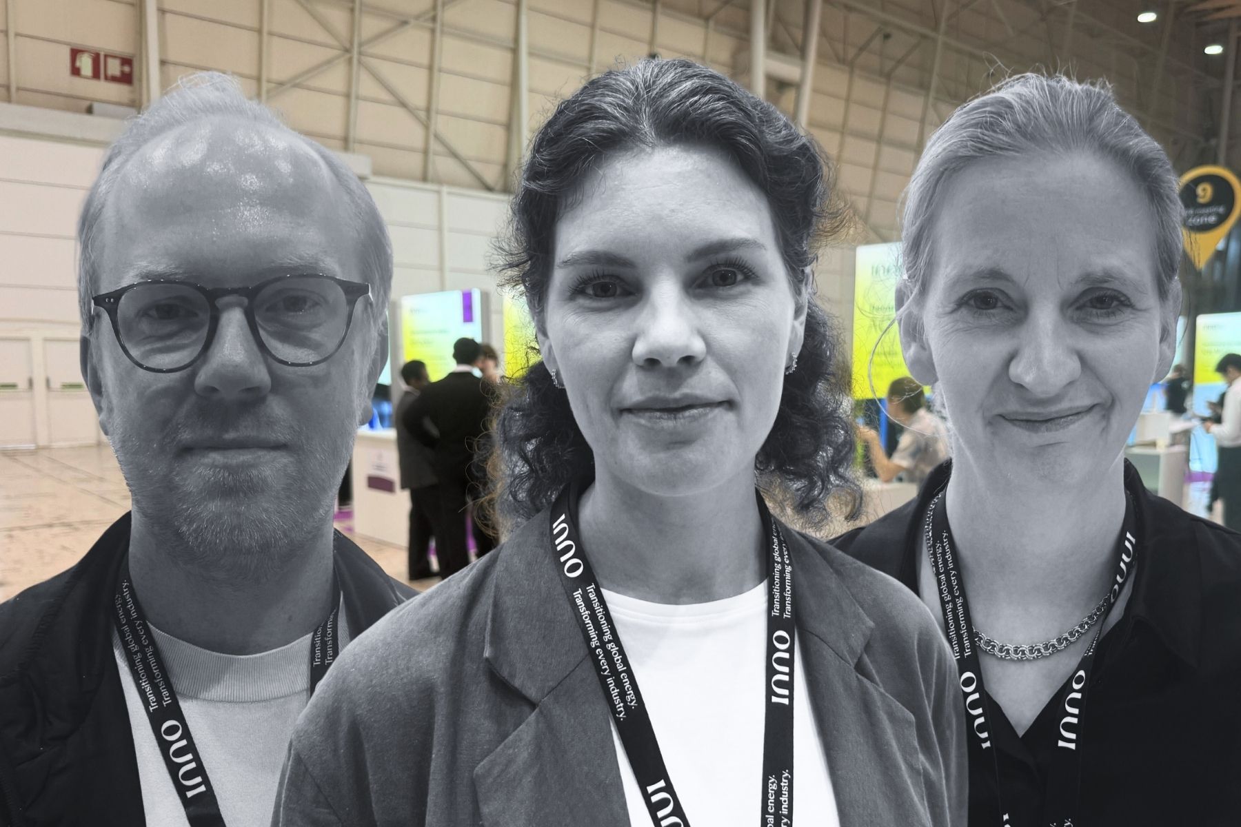 Christer Bergquist, vd på Altris, Olivia Nestius, vd på Graphmatech och Cecilia Sernhage, kommunikationchef på Minesto. Foto: Gabriel Nilsson.