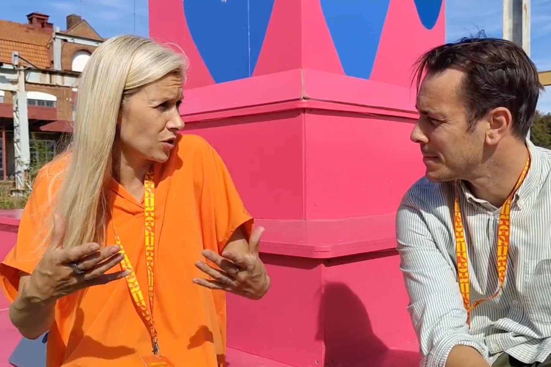 Heidi Lindvall på Pale Blue dot. Foto: Jan Ahmadi.