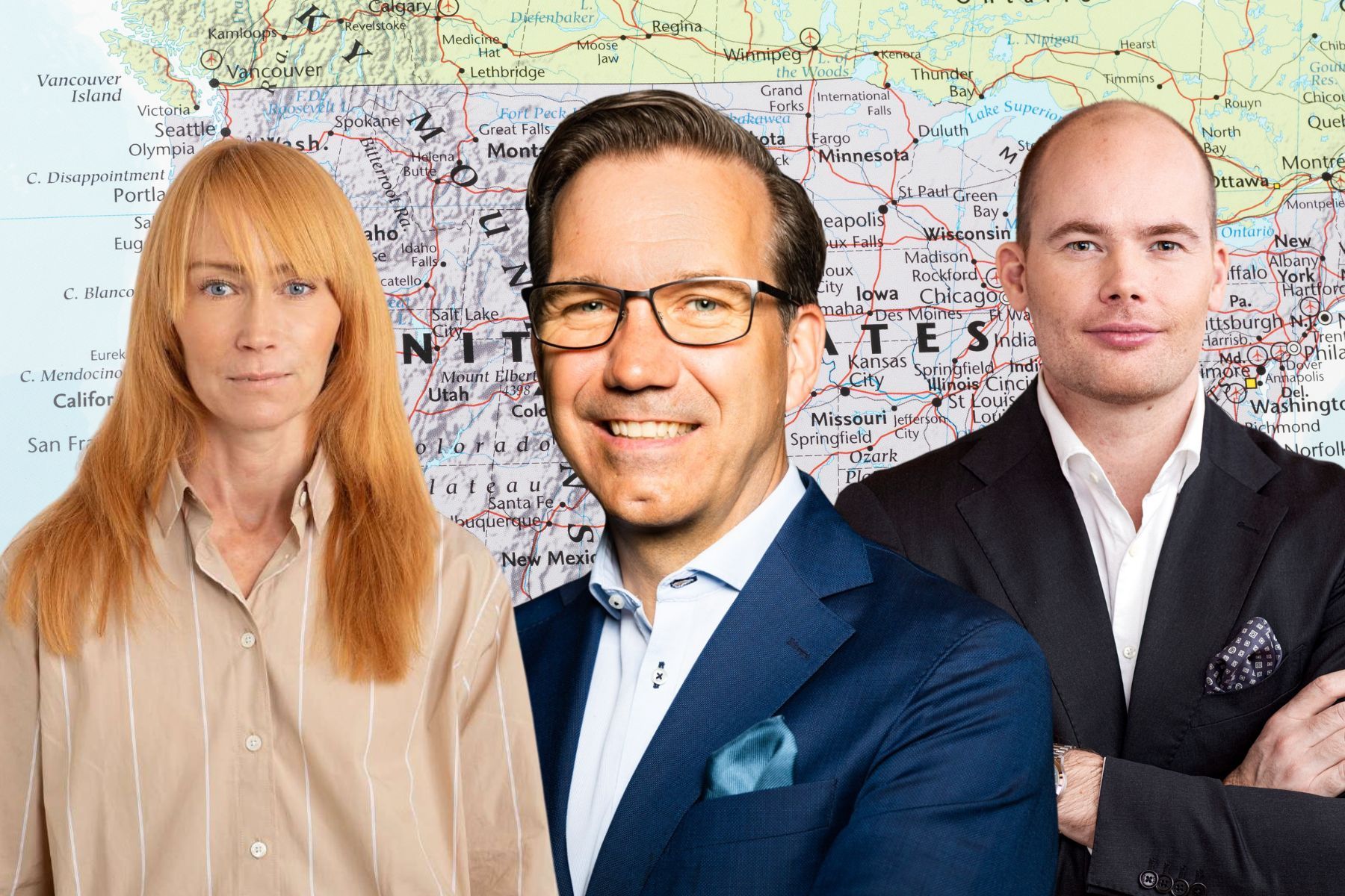 Emma Stjernlöf, Syre, Torbjörn Bäck, Echandia och Joel Jonsson, Teknikföretagen. Foto: pressbilder / Canva.