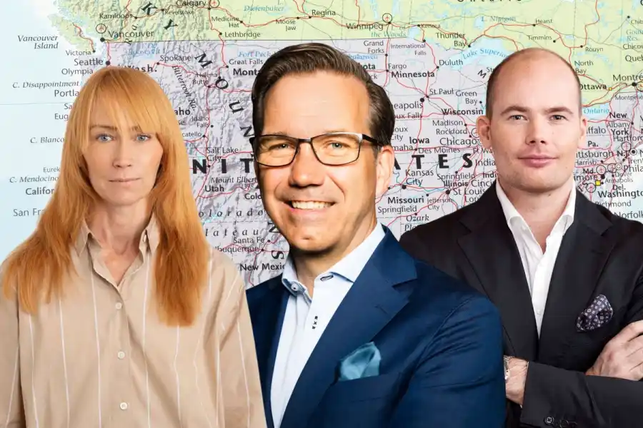 Emma Stjernlöf, Syre, Torbjörn Bäck, Echandia och Joel Jonsson, Teknikföretagen. Foto: pressbilder / Canva.